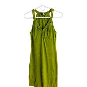 Athleta Racerback Sundress in Green Size Small Tall Length Long